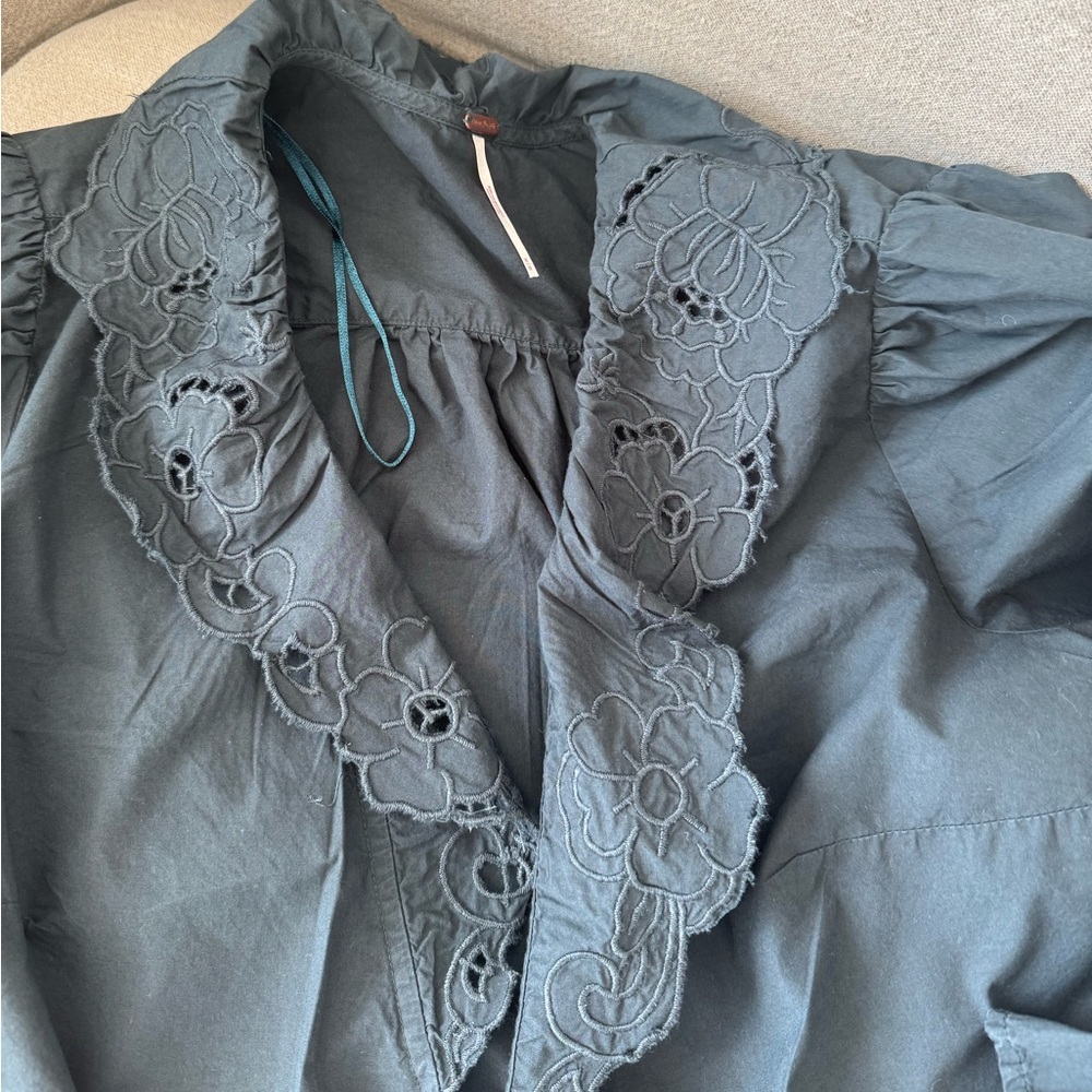Free People Top - (Maisie Cutwork Top) - Picture 3 of 6